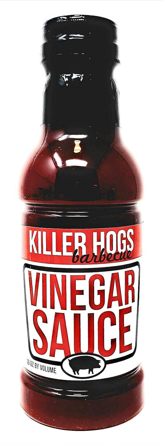 Killer Hogs Barbecue Sauce Variety Pack - Original BBQ Sauce and Vinegar Sauce - Pack of 2 Bottles - 16 oz Per Bottle - 32 oz Total