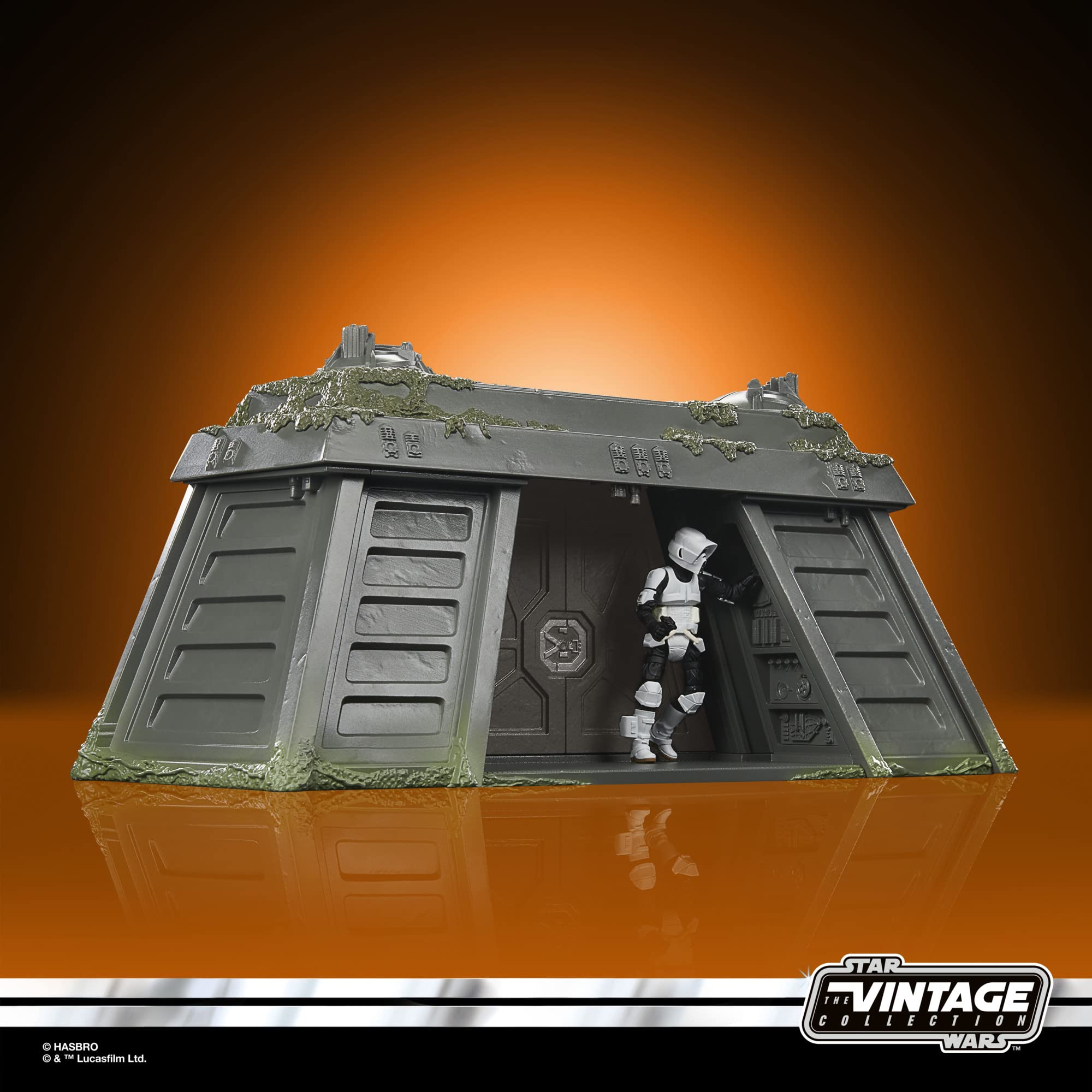 Star Wars - La colección Vintage - Búnker de Endor Retorno del Jedi - Set de Juego y Figura de acción a Escala de 9,5 cm