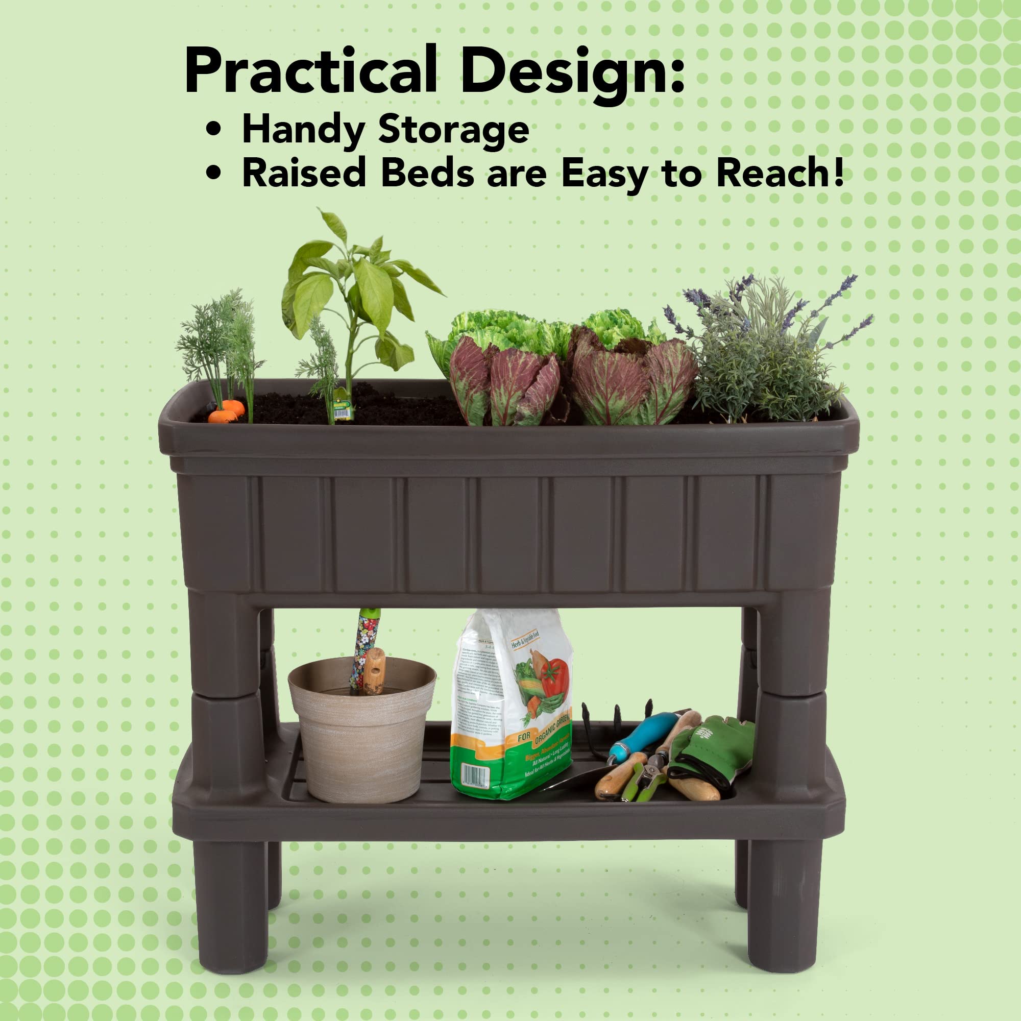 Amazon.com: Simplay3 American Home Raised Garden Bed Outdoor