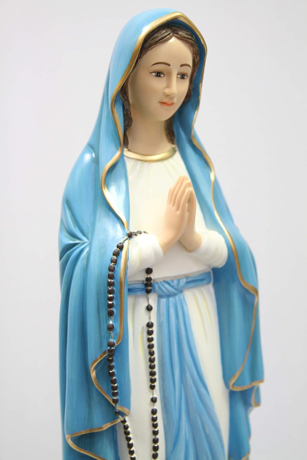 Vittoria Collection 27 Inch Our Lady of Lourdes Statue Made in Italy Indoor Outdoor Garden