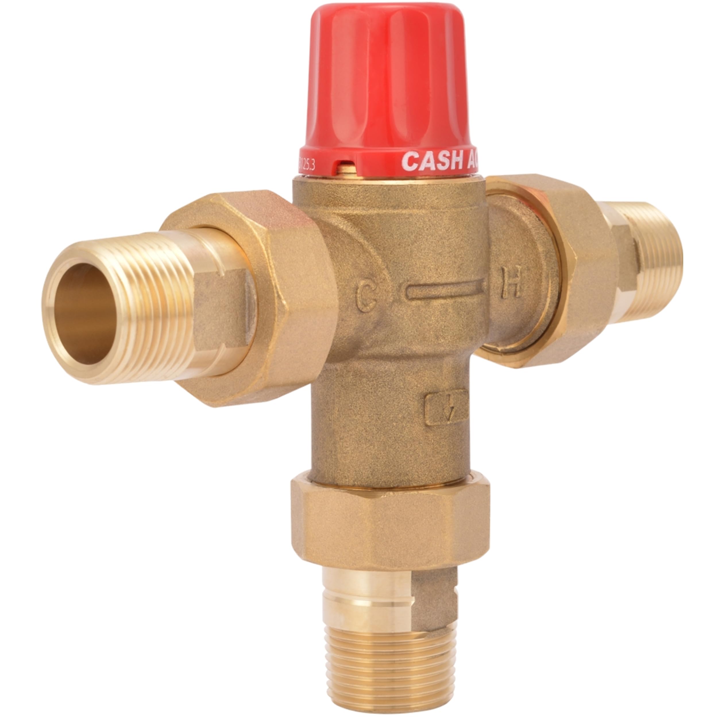 Cash Acme 24518 Thermostatic Mixing Valve With MNPT Connections