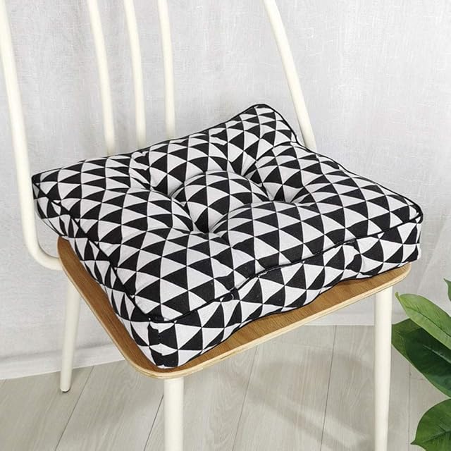 qazwsx Set Of 2 Armchair Booster Cushion Thick Seat Pads Soft Touch Cotton Cushion Adults Chair/Armchair/Garden Chair