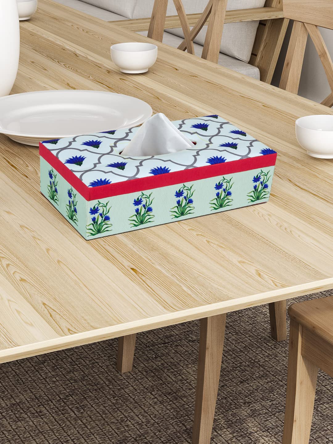 Stylish Tissue Box Holder - Handcrafted & Elegant -8