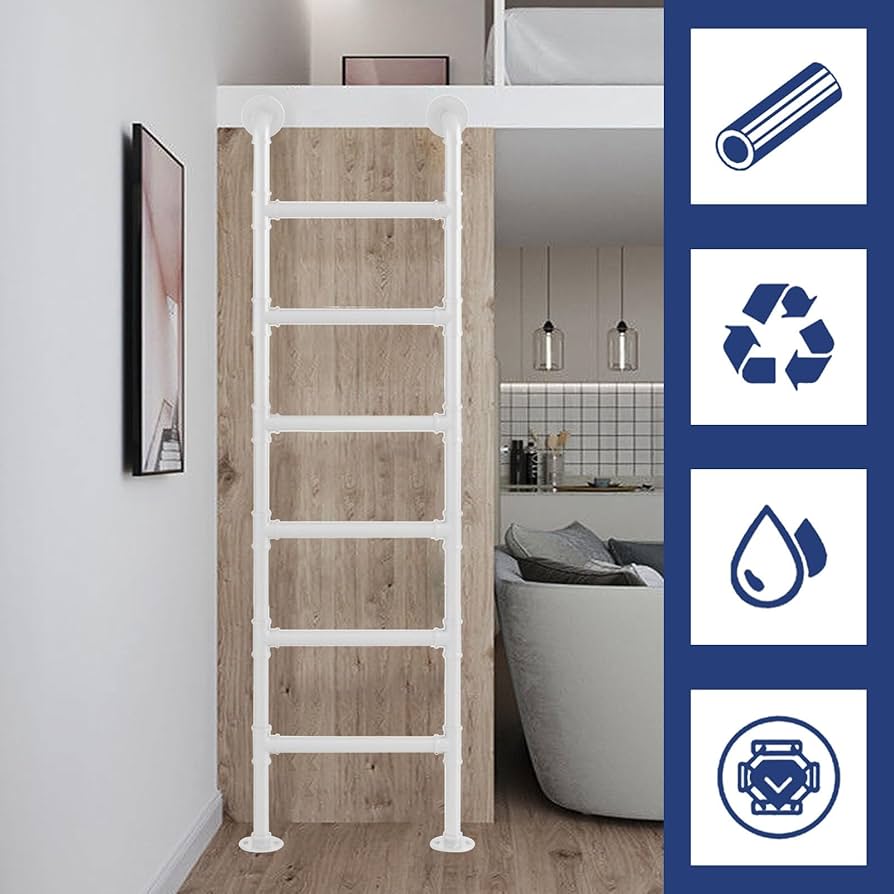 Amazon.co.jp: インテリア二段はしご、45インチ/51インチ/55