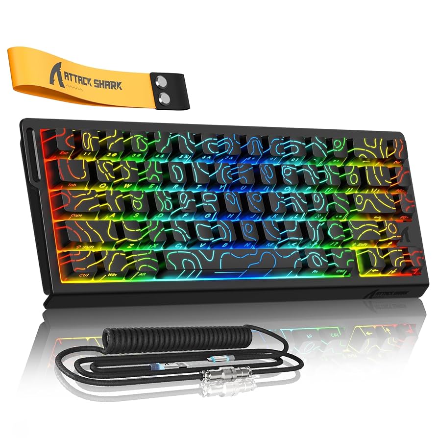 Amazon | ATTACK SHARKxMAMBASNAKE X68 HEゲーミングキーボード