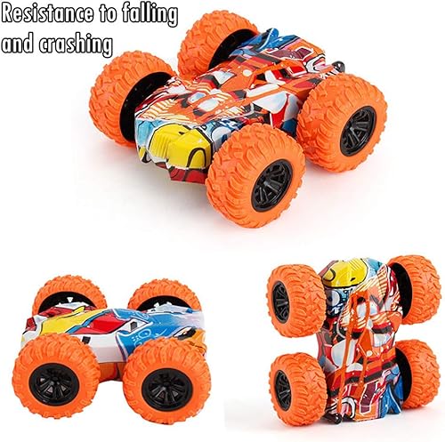 Miniatura 3 de Mini autos de tracción para niños pequeños de 1, 2, 3, 4, 5 y 6 años, juguete de automóvil impulsado por fricción para empujar, para niños de