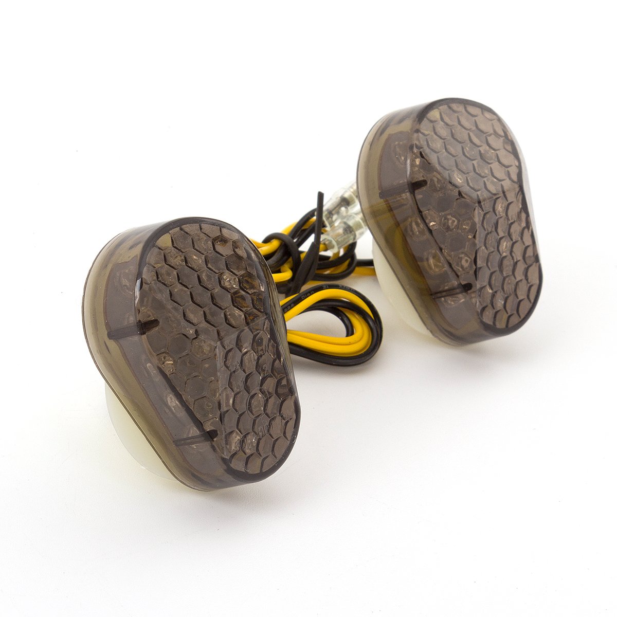 Rzmmotor Motorcycle Custom Smoke LED Turn Signal Blinker Marker Indicator Light For Ninja ZX6R Ninja ZX7R Ninja ZX9R Versys 650 Z750 Z750S ZR7S ZRX1200 ZZR600