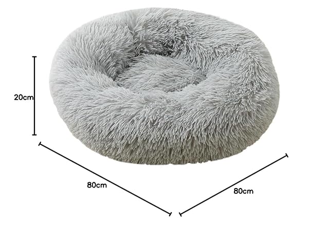 Foto 3 de 3 de pet wiz Cama de Dona Suave y calmante Perros y Gatos - Alivio de la ansiedad - 50 cm, 80 cm, 100 cm