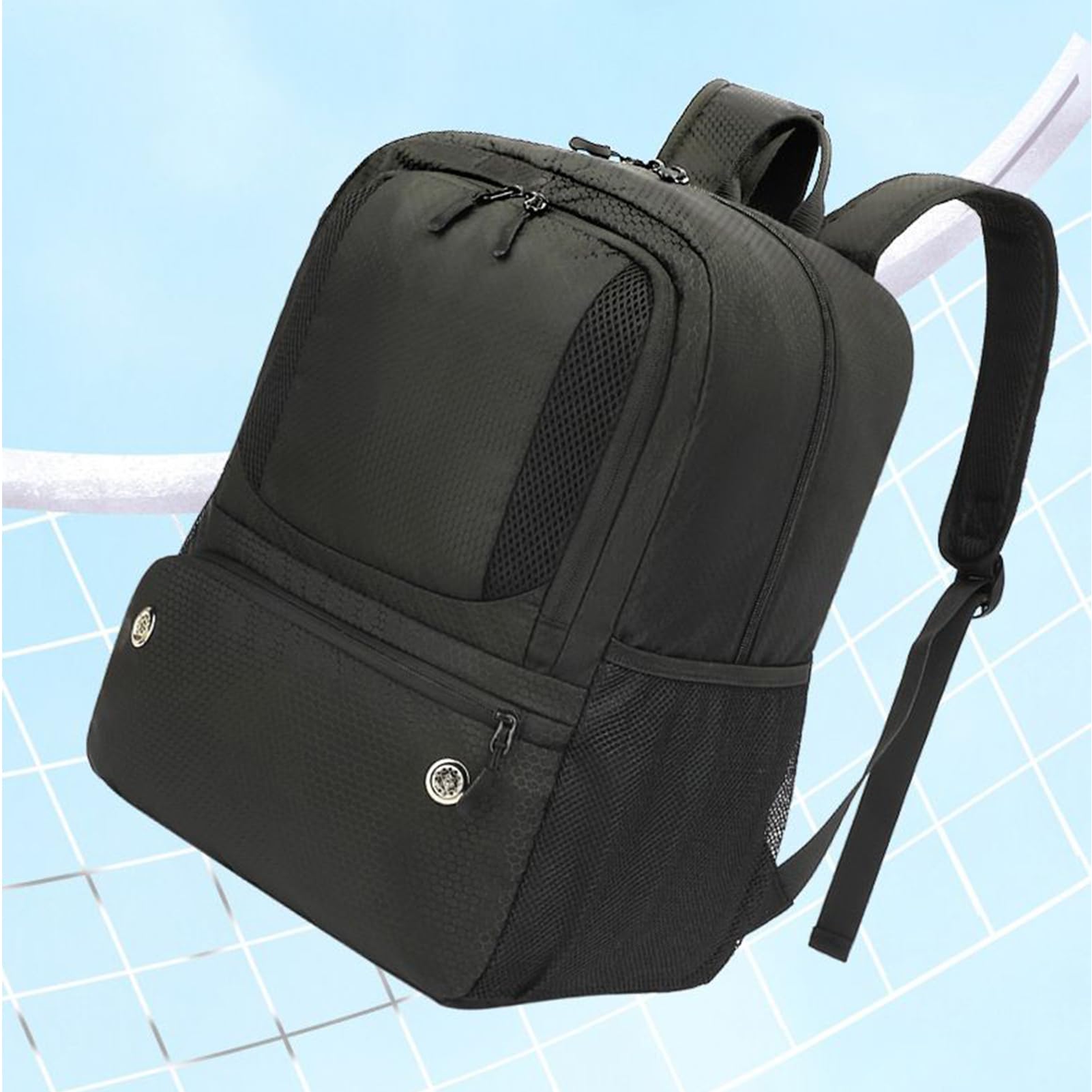 Genérico Mochilas de Fútbol para Hombres | Bolso Juvenil Para Fútbol | Mochila Ergónómica Impermeable Transpirable Antiolores con Compartimento para Zapatos para Entrenamiento Gimnasio y Deporte