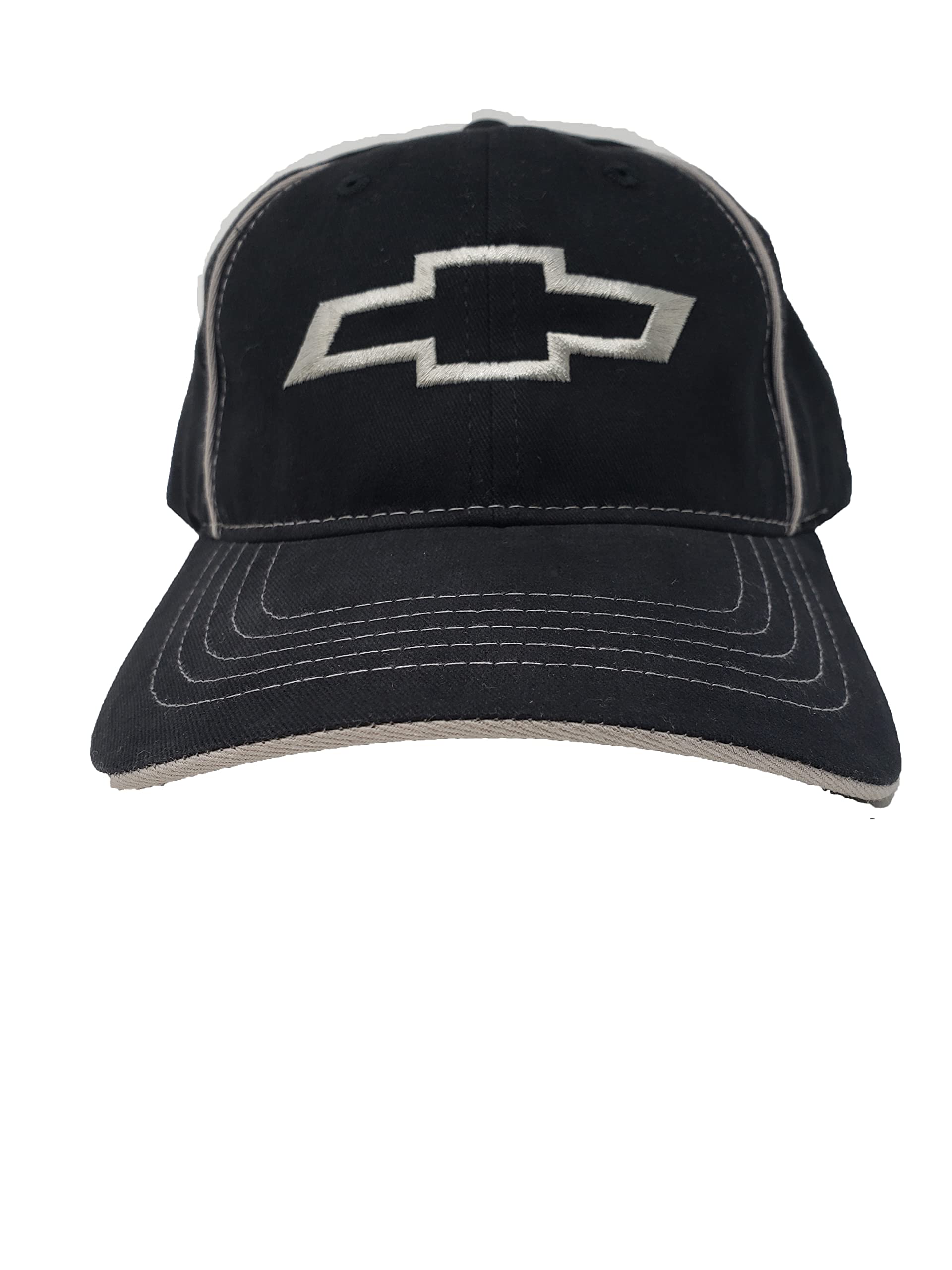 Chevrolet Bowtie Baseball Cap for Men - Logo Car Racing Hat, Black, One size