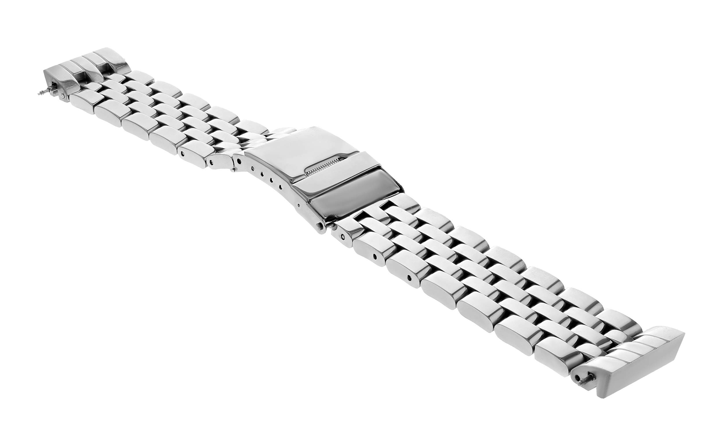 Ewatchparts 20MM WATCH BAND COMPATIBLE WITH 39MM BREITLING CHRONOMAT K13352 NAVITIMER COLT 20MM SHINY SS