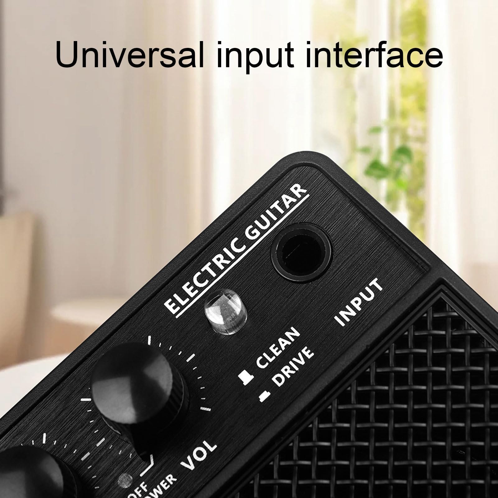 Wzmacniacz Basowy 10 W Subwoofer BT Wzmacniacz Akumulatorowy Wzmacniacz Gitarowy Interfejs USB C do Transmisji na żywo na Zewnątrz Czarny