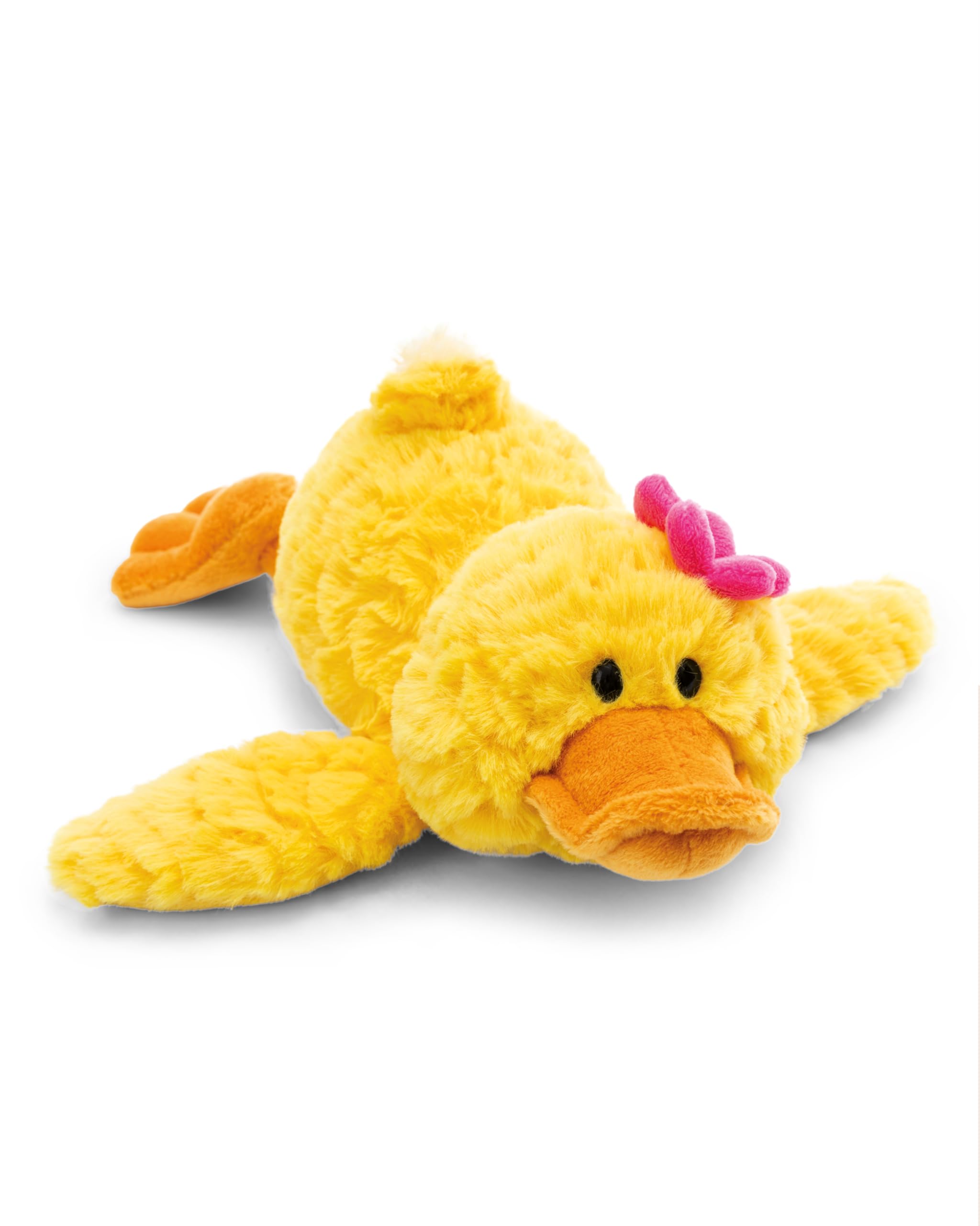 NICI Pooline Morbida paperella di peluche, per coccole e giochi, per bambini e adulti, fantastica idea regalo, 18 cm, giallo - 62893 - 3