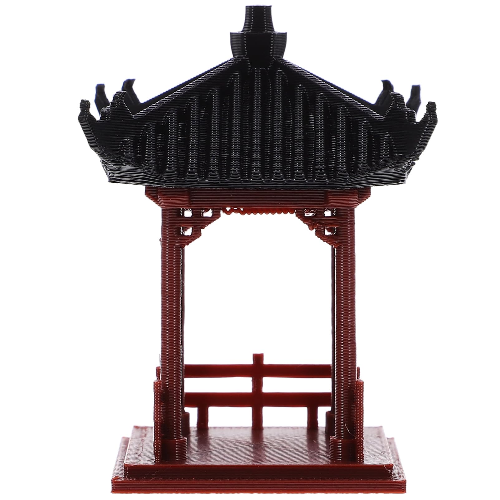 Kiosque miniature chinois en ABS : decoration legere et durable pour aquarium