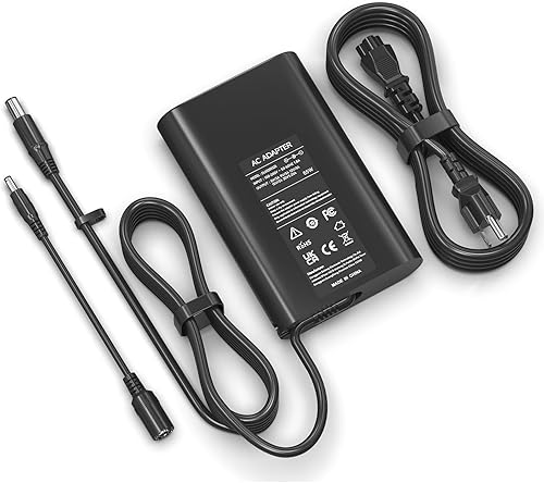Cargador para laptop de 65 W compatible con la serie Dell Latitude y más reemplazo de adaptador de CA de computadora de 0.291 in* 0.197 in