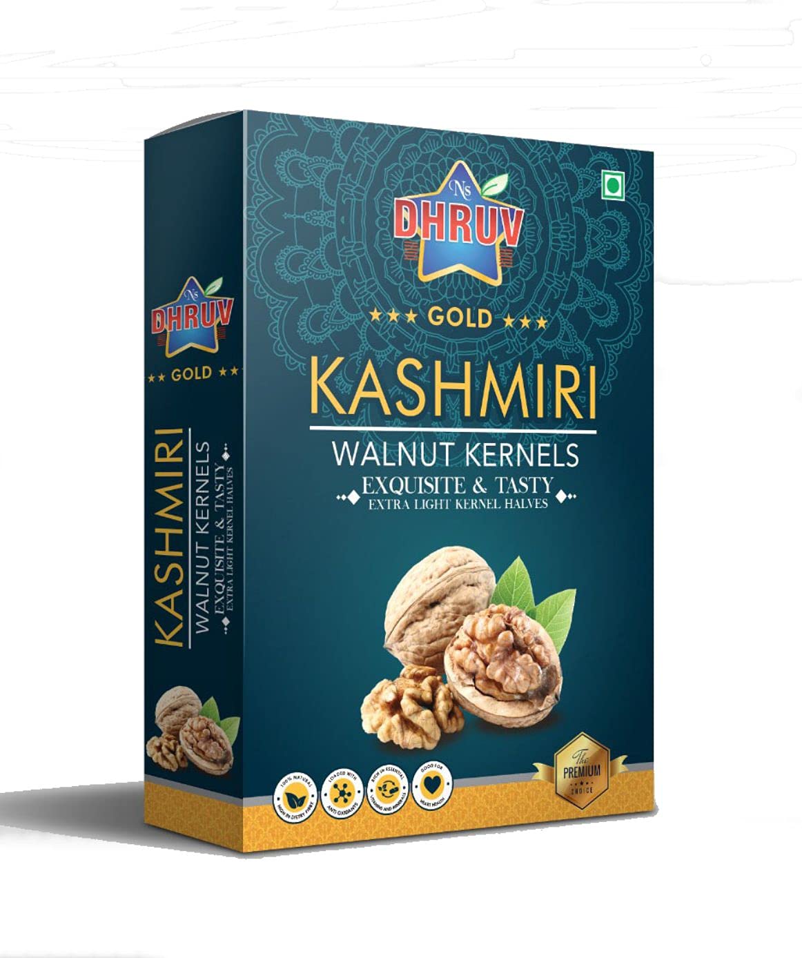 DHRUV Gold Kashmiri Walnut Kernel Halves,Without Shell Akhrot Giri 500g (Pack of 2x250Gm) (B08DLMYVFV) Amazon Price History, Amazon Price Tracker