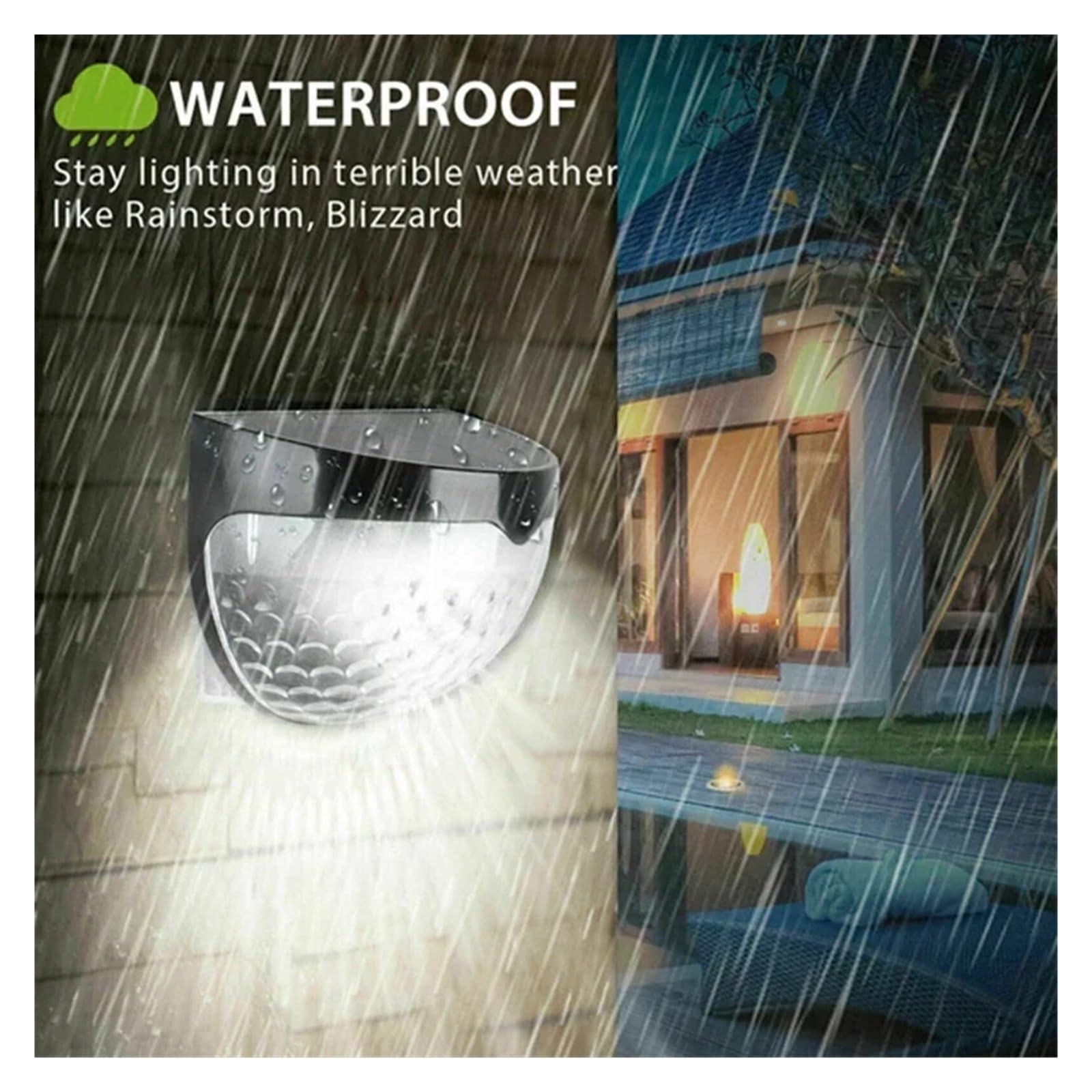 Luz Solar LED, Lámparas De Pared For Exteriores, Energía For Jardín, Lámpara Impermeable For Valla, Decoración Navideña, Led Adorno Brillante Y Suave(White Shell-White,12Pcs)