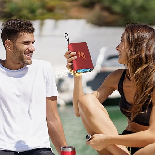 Miniatura 6 de Altavoz Bluetooth TWS pequeños altavoces sonido estéreo claro y fuerte, reproductores multimedia portátiles, altavoz inalámbrico con luces IPX5,