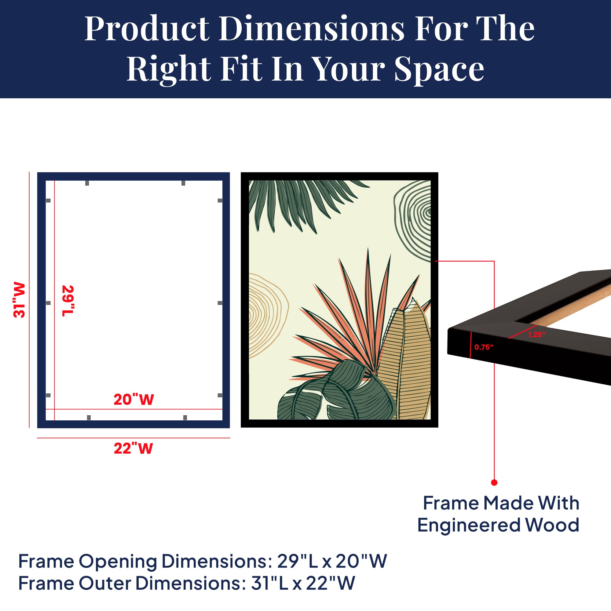Amazon.co.jp: PictureFrameFactoryOutlet 20x29 パズルフレーム