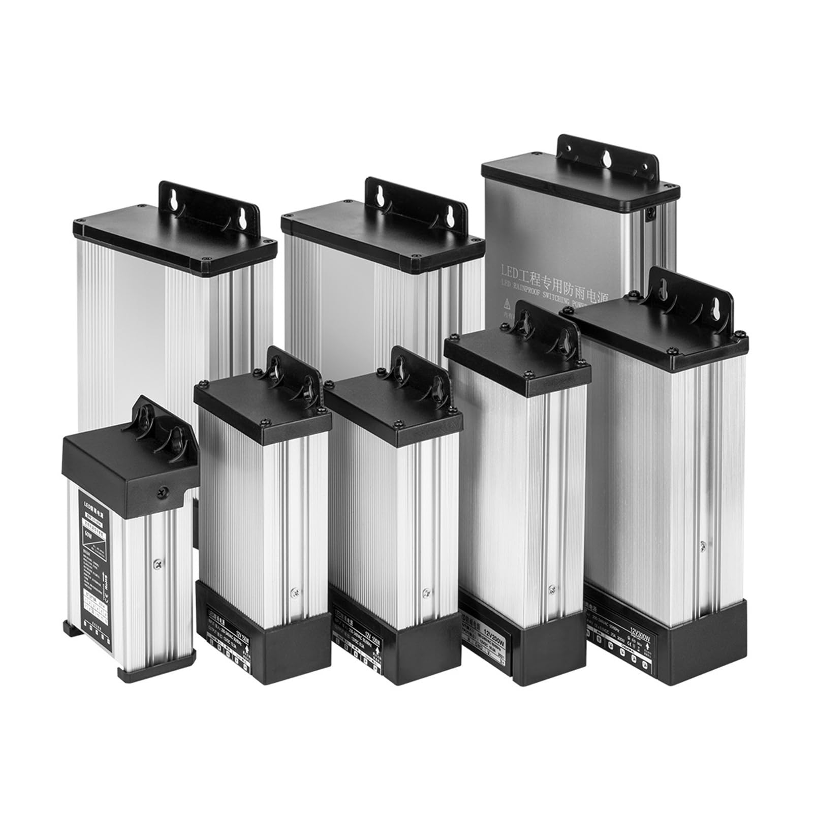 NVSFZGIYG 1pcs AC180V-240V to DC12V IP65 Rainproof Power Transformer Adapter(DC12V 150W)
