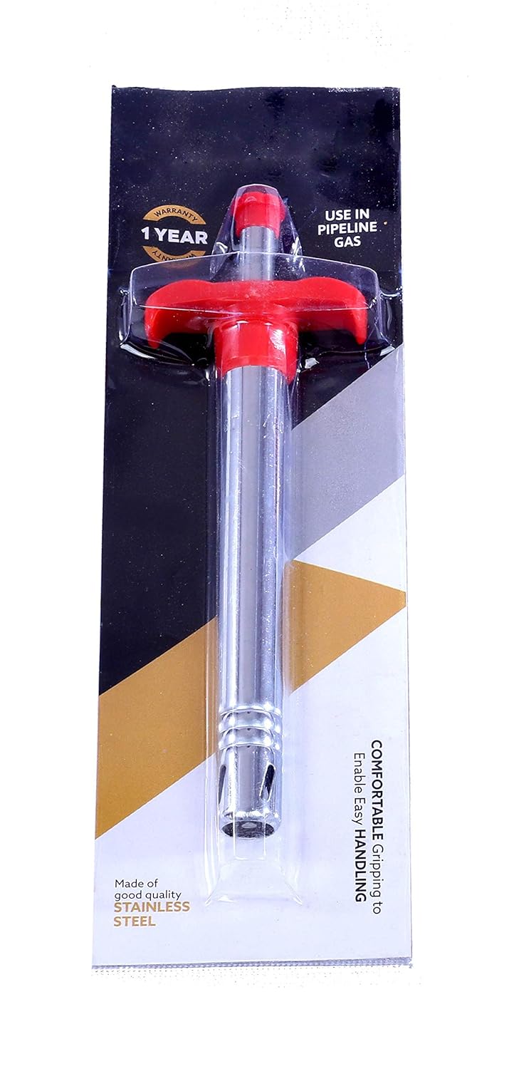 Stainless Steel Slim Line Gas Lighter Amazon.in Home & Kitchen