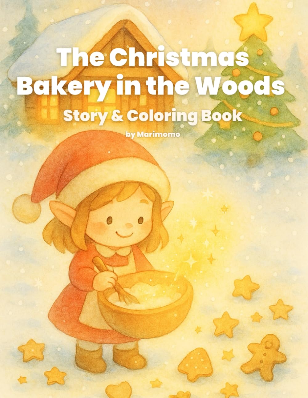 The Christmas Bakery in the Woods: A Fairy Christmas Coloring Storybook for Kids Ages 4–8 (Holiday Activity, Winter Magic, Woodland Cute): A gentle ... (Gentle Forest Magic & Coloring Adventures)