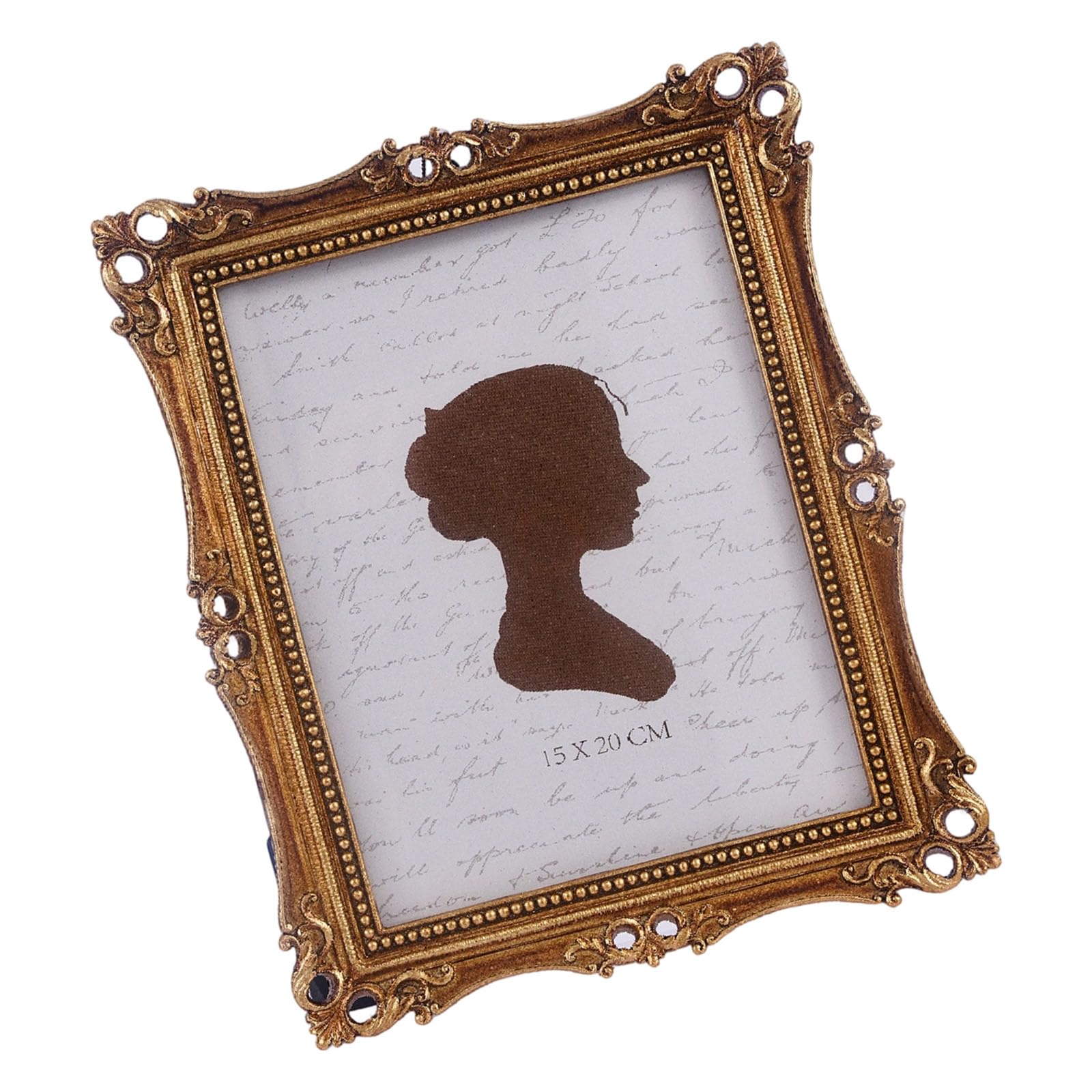 Zxfdsfdbnm Retro Picture Frame Antique Ornate Photo Frame for Tabletop Wall Hanging Decorative Picture Frames for Home Photo Gallery Antique Ornate