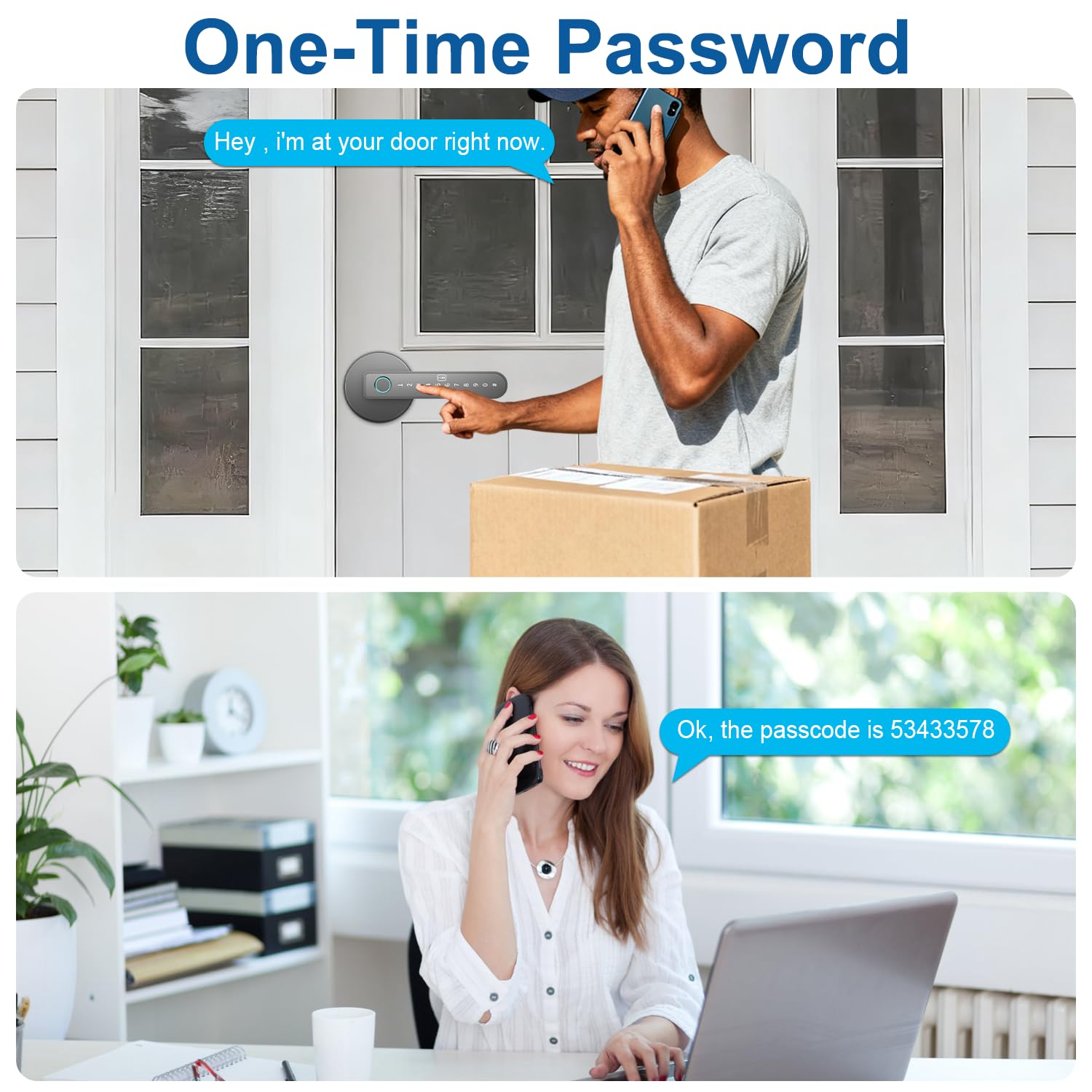 Biwibon Fingerprint Door Lock - Keyless Entry -8