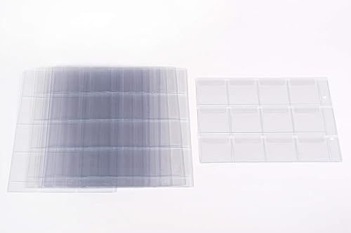 Miniatura 4 de CONDORBOX Fundas para 10 páginas para álbum de monedas, 120 bolsillos, para colección de monedas grandes de oro y plata para monedas extranjeras de