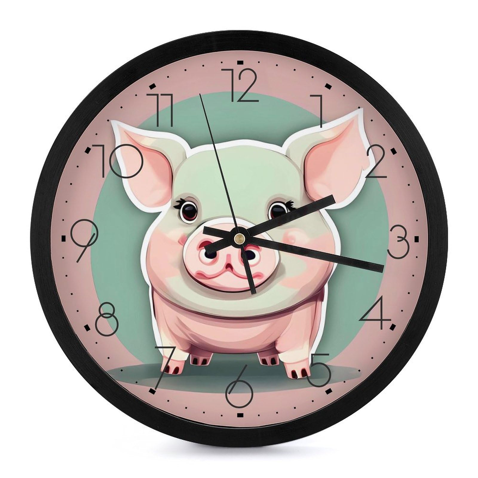 Horloge murale moderne fonctionne a piles pour decorer le bureau