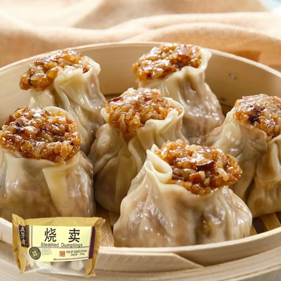 Amazon | 五芳斎 糯米焼売 もち米焼売 シュウマイ 300g | 友盛 | 冷凍