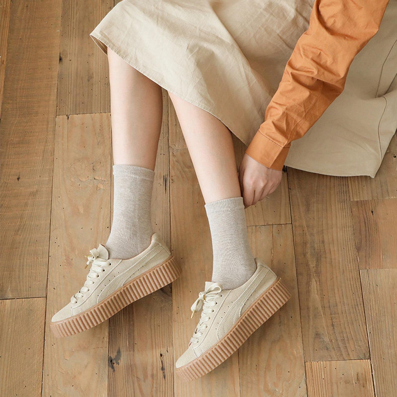 MOGSA Calcetines para mujer, 3 piezas, con cinco dedos, informales, cómodos, cálidos, separados, para mujer