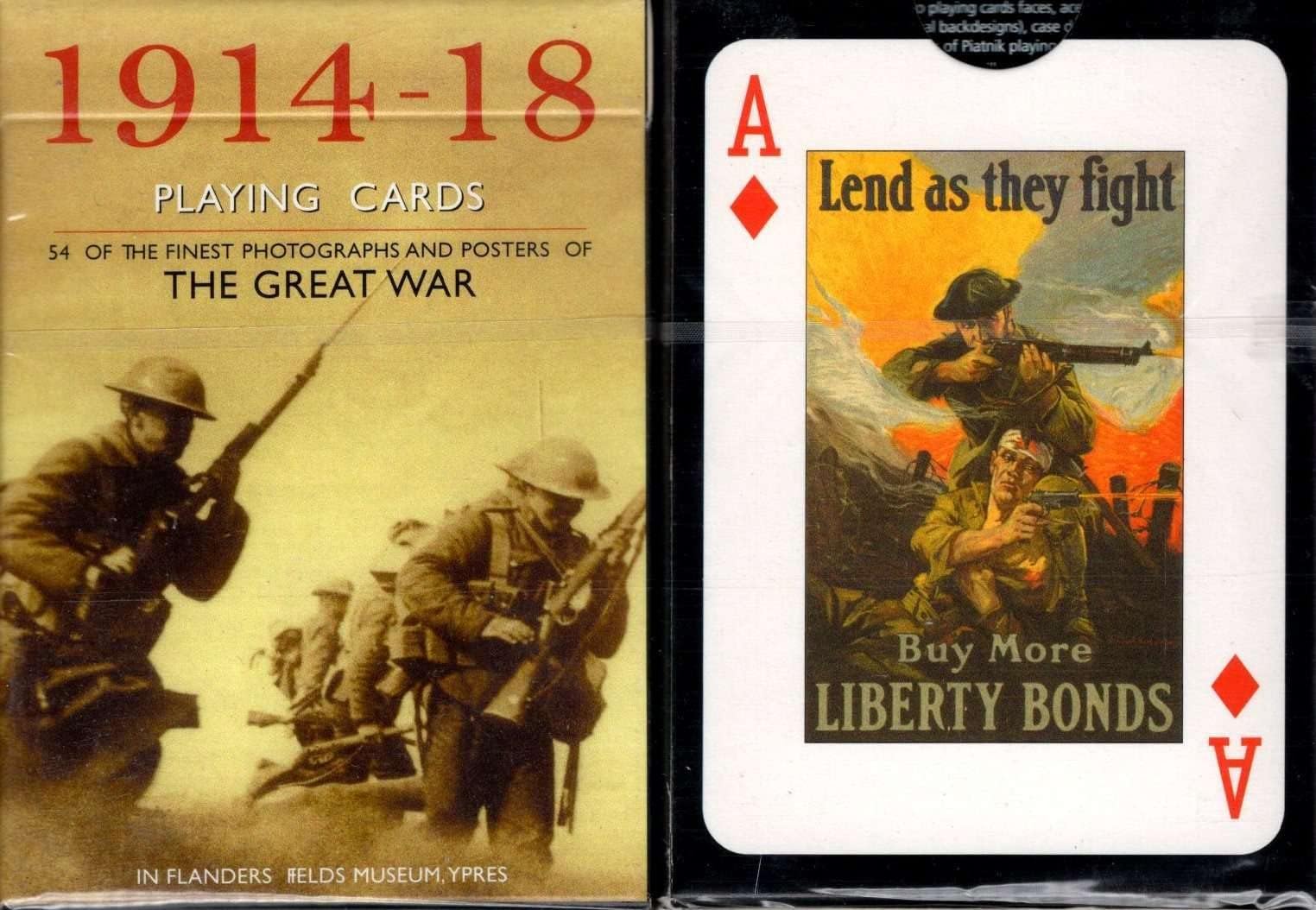 00 1476 1914-18 The Great War Playing Cards