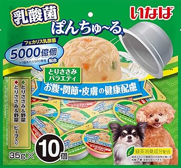Amazon いなば 犬用おやつ 乳酸菌ぽんちゅ る とりささみバラエティ 犬 Mサイズ X 10 いなばペットフード ビスケット クッキー スナック 通販