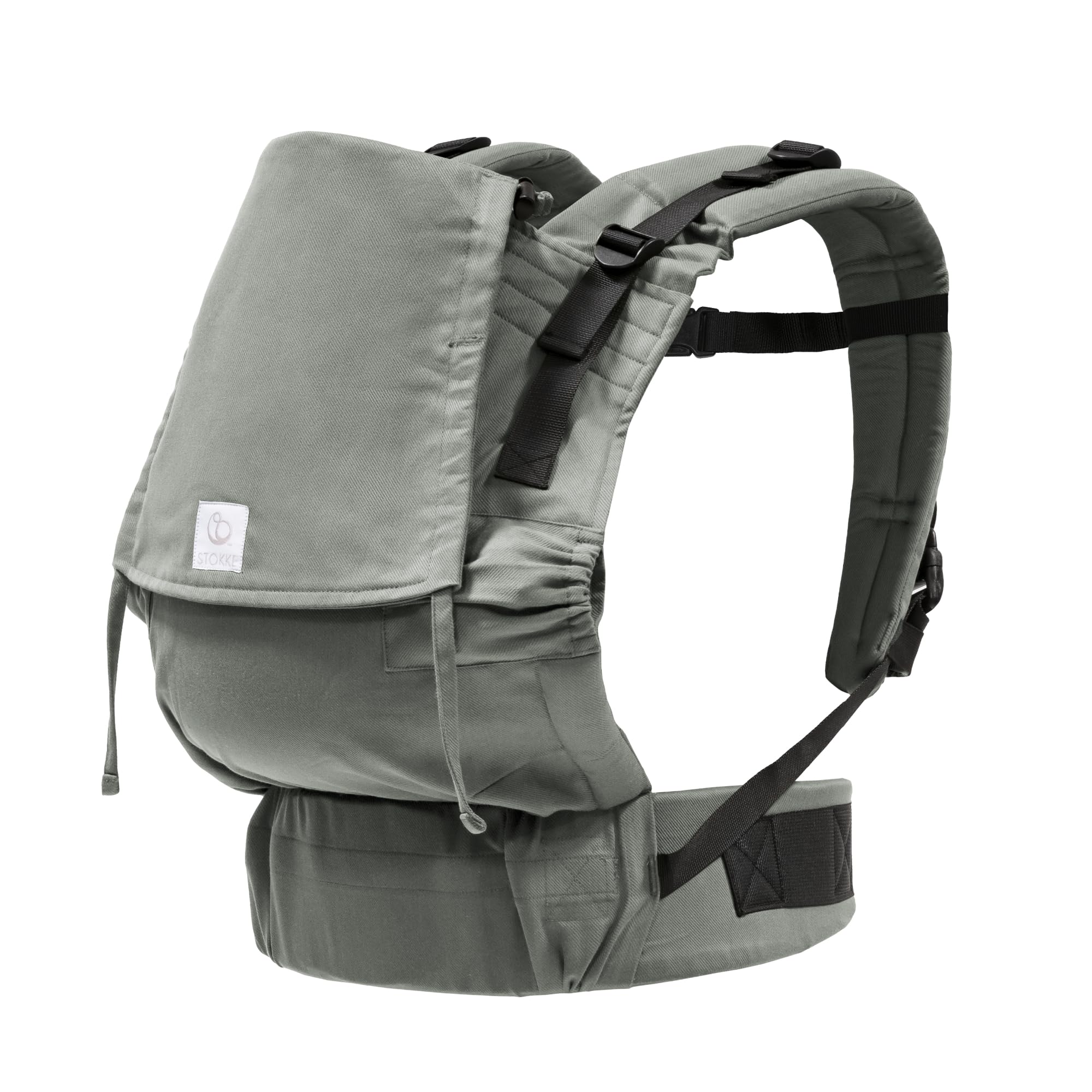 Stokke Limas Carrier Flex, Glacier Green (OCS), Full-Buckle Baby Carrier, Three Carrying Options