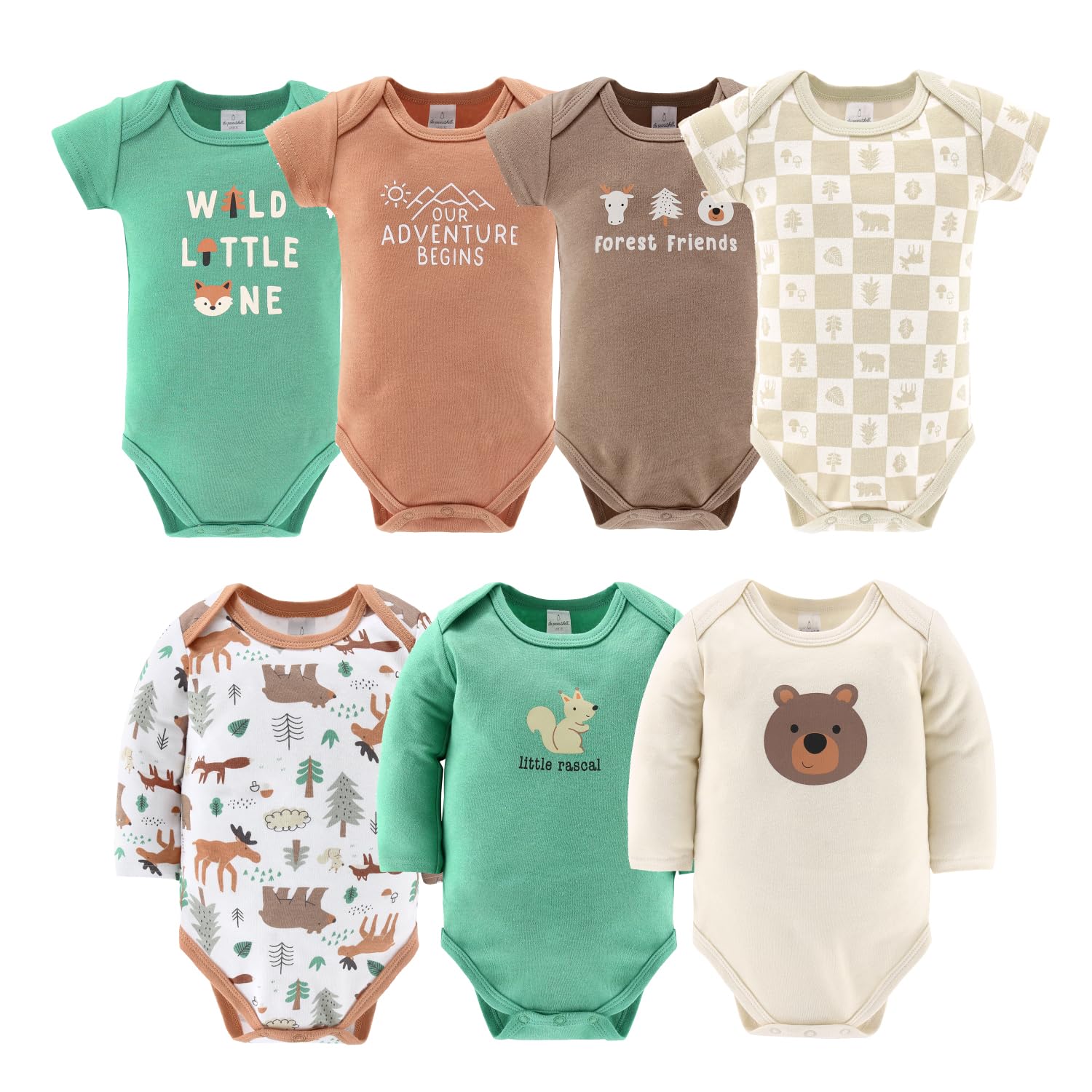 The Peanutshell - Juego de regalo de canastas para bebés y niños, juego de regalo de 23 piezas, ropa de bebé y artículos esenciales para recién nacidos, ropa de bebé recién nacido de 0 a 3 meses,