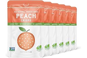 Nature's Turn Freeze-Dried Dehydrated Peaches: Crispy Peach Crisps for a Sweet and Healthy Snack