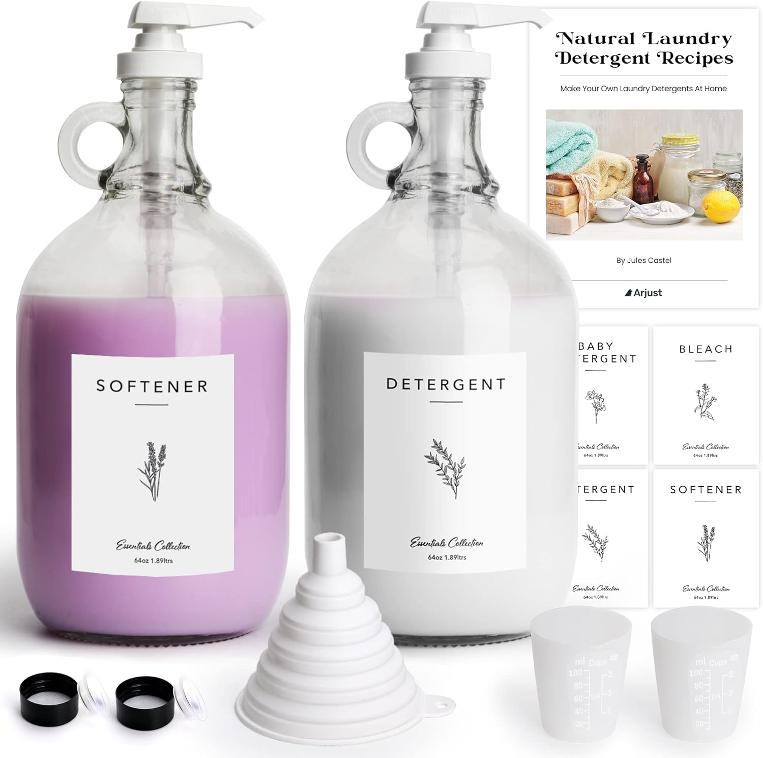 Buy Arjust Glass Liquid Laundry Detergent Dispenser Laundry Detergent