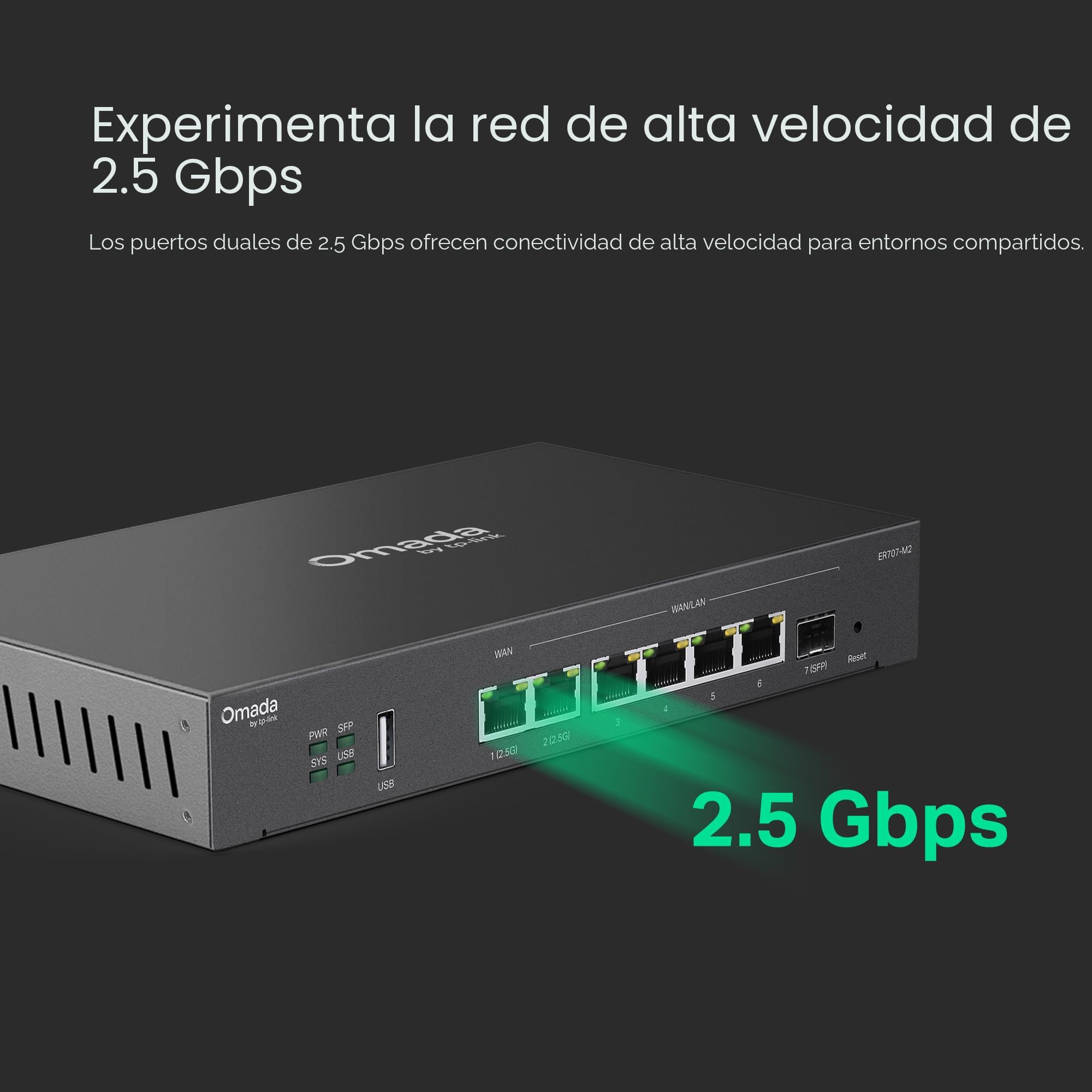 Amazon.com: TP-Link ER707-M2 | Router VPN Omada Multi-Gigabit