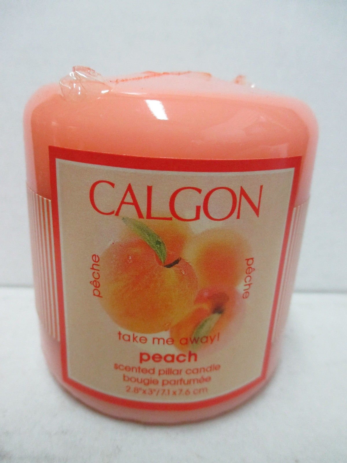Calgon TAKE ME Away Peach Scented Candle 2.8