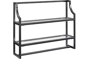 Bronze Shelf: Crosley Furniture Aimee Oil-Rubbed Wall Shelf