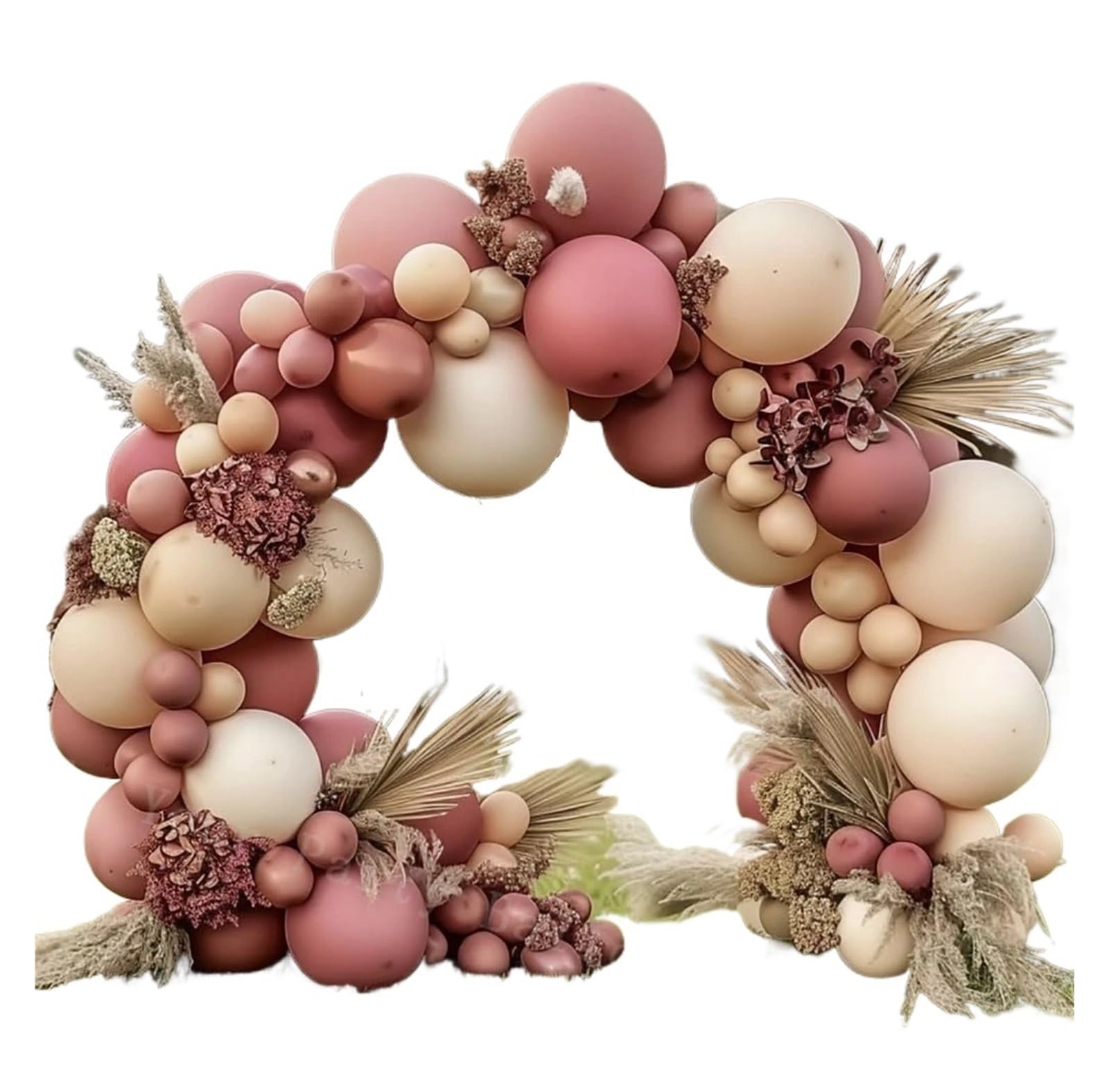 Decorazione for festa di compleanno con palloncino nudo arco palloncini rosa polveroso(Q12)
