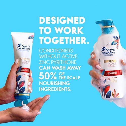 Miniatura 4 de Head  Shoulders Champú y acondicionador para caspa Supreme Color Protect con aceite de argán y miel de manuka 118 onzas 94 onzas