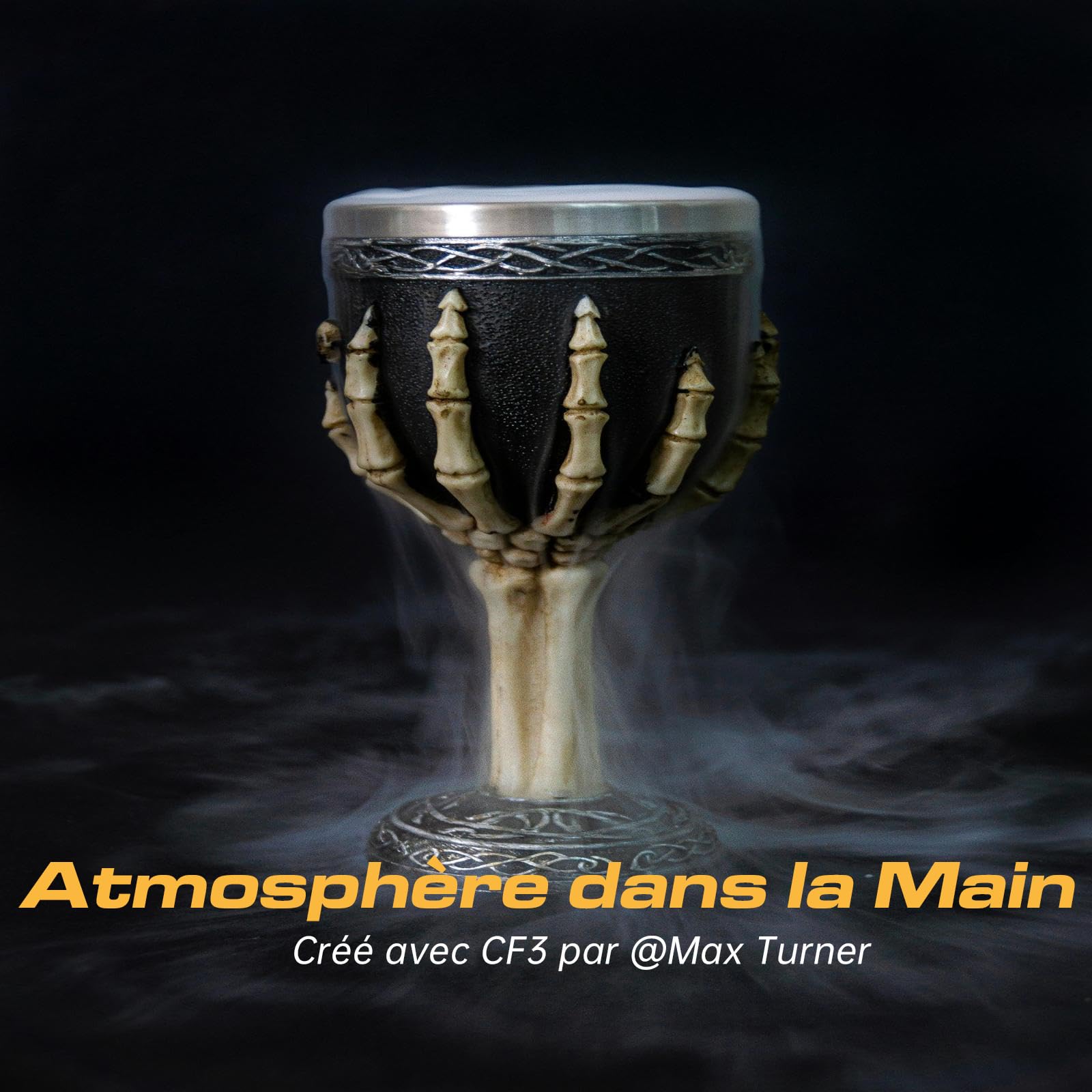 COLBOR CF3 Machine à Fumée Portable avec Télécommande