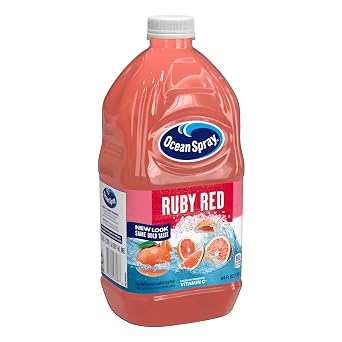 Ocean Spray Ruby Red Grapefruit Juice Drink, 64 Fl Oz Bottle