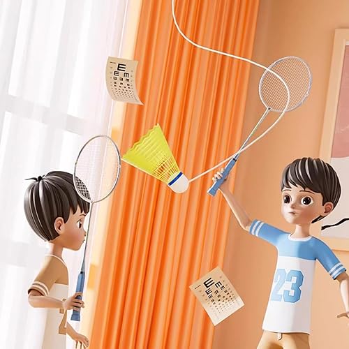 Miniatura 3 de Sarkoyar Entrenador de rebote de bádminton, juego de entrenador de bádminton, autoentrenamiento de bádminton, entrenador de rebote de bádminton para