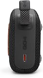 JBL GO4 Haut-Parleur Bluetooth, Chargement USB C, IP67, étanche à la poussière, étanche, Compatible avec Les Applications, radiateur Passif, Portable, Noir - 4