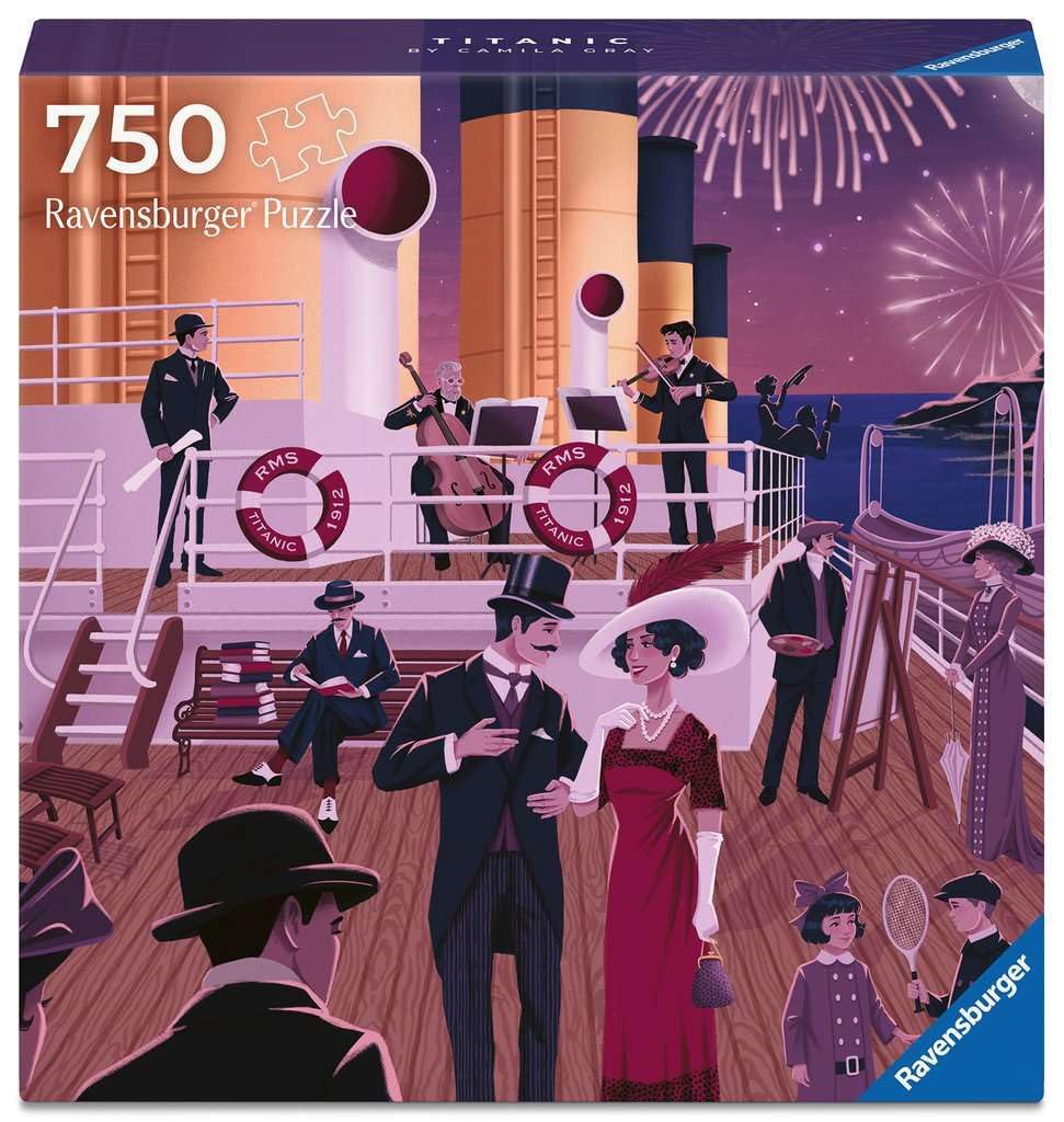 Ravensburger - Puzzle Adulte - Puzzle 750 pièces - Titanic - À partir de 14 Ans - Art & Soul - Puzzle de qualité supérieure fabriqué en Europe - 12001544