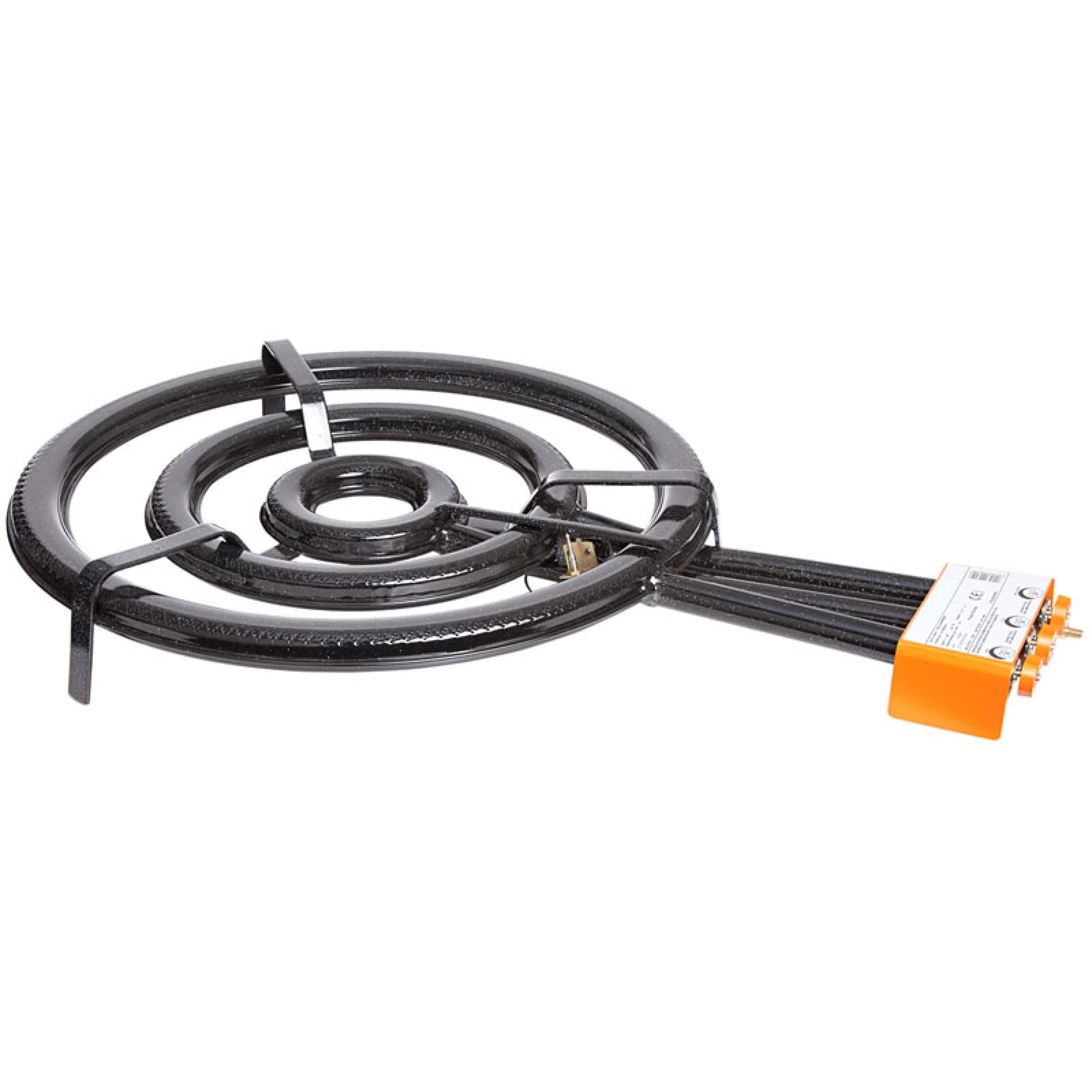 PaellaWorld 1605 3-Ring-Gasbrenner, Durchmesser 60 cm, 27,4 kW, mit Zündsicherung
