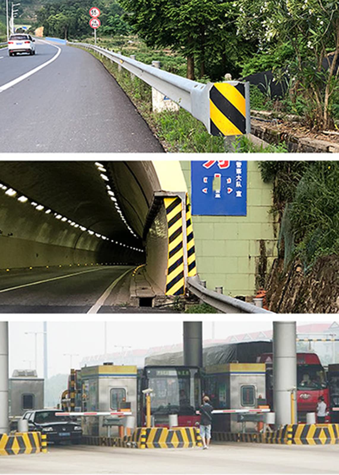 Adhesivos reflectantes, bandas de señal de segurid Cinta reflectante Cinta de señalización de seguridad Cinta de carretera, cinta de seguridad de alta visibilidad de sarga de 82 pies Cinta de visibili